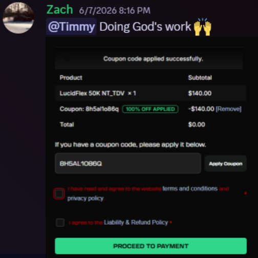 Giveaway winner Zach